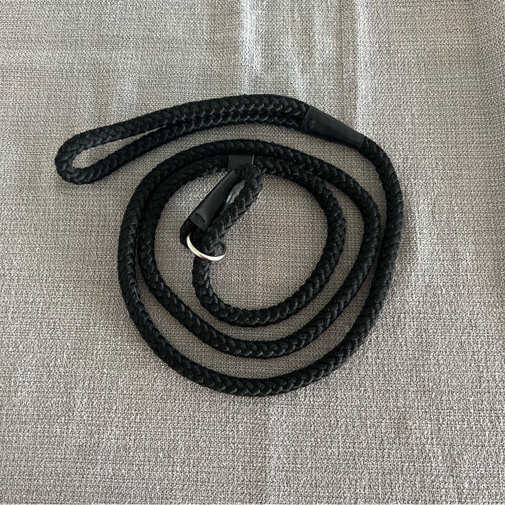 Durable Black Dog Leash